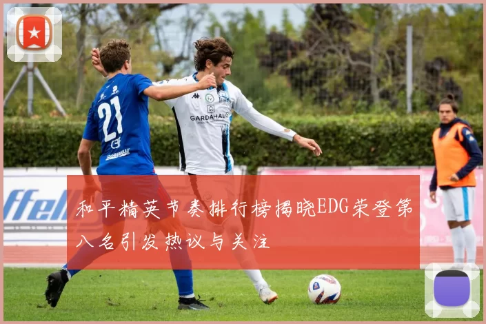 和平精英节奏排行榜揭晓EDG荣登第八名引发热议与关注