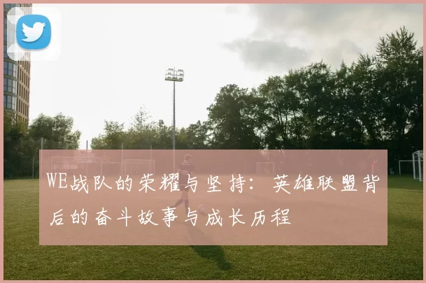 WE战队的荣耀与坚持：英雄联盟背后的奋斗故事与成长历程